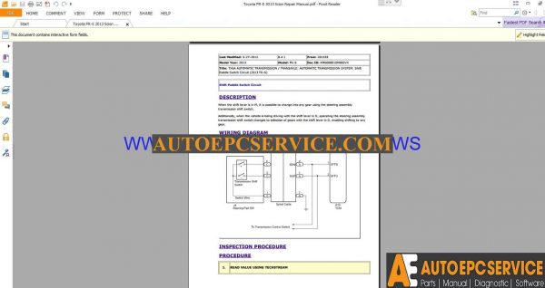 Toyota FR S 2013 Scion Repair Manual3
