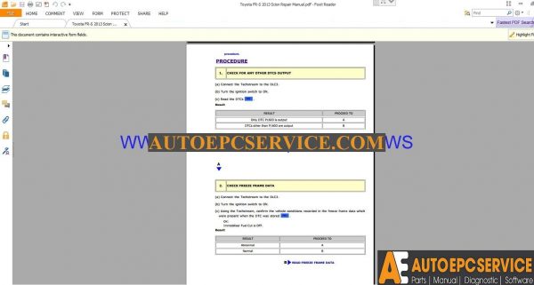 Toyota FR S 2013 Scion Repair Manual4
