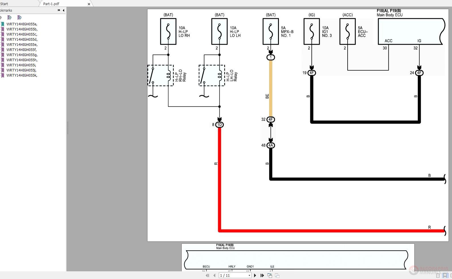 Toyota Highlander 3.5L 2016 Electrical Wiring Diagram