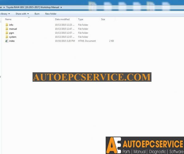 Toyota RAV4 GISC 102015 2017 Workshop Manual1