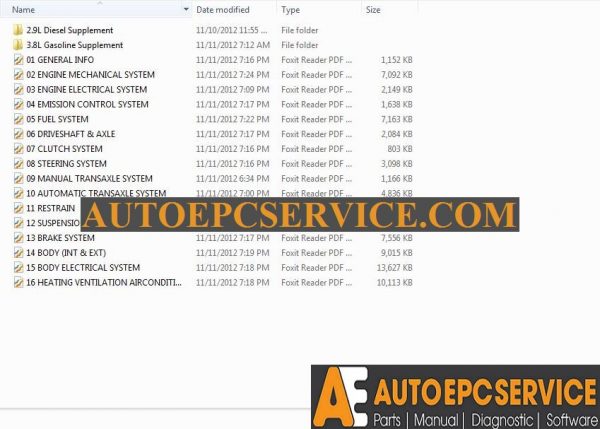 20 Dec 02 Kia Carnival Sedona 2009 Service Repair Manual 1