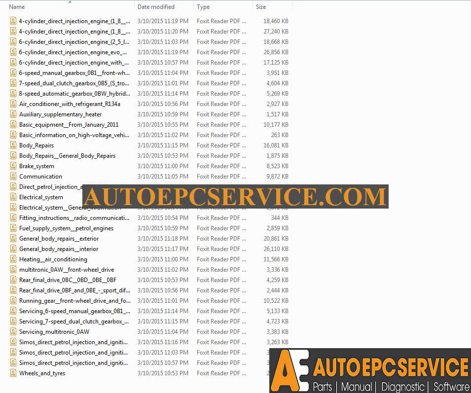 Audi A6 Shop Manual 2012 20151