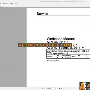 Audi A6 Shop Manual 2012 20152