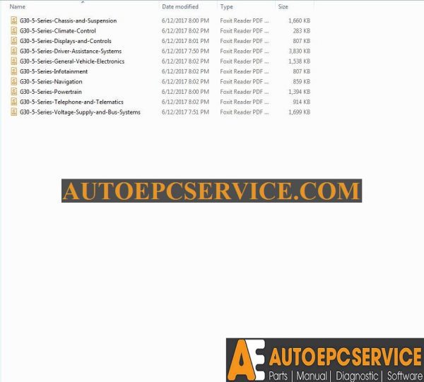 BMW 5 Series 2017 Service Training1