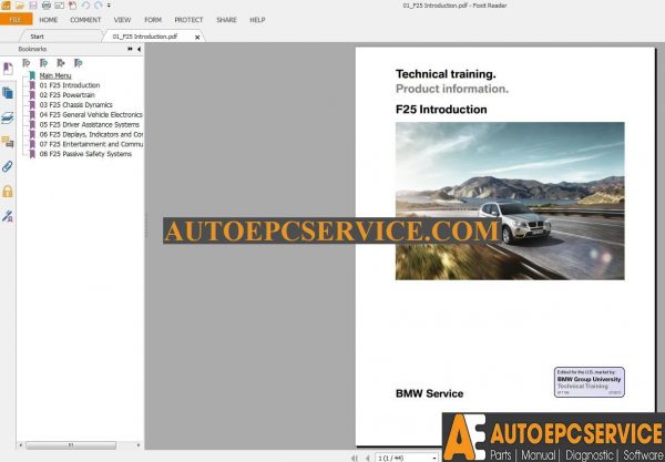 BMW X3 F25 Technical Training2 1