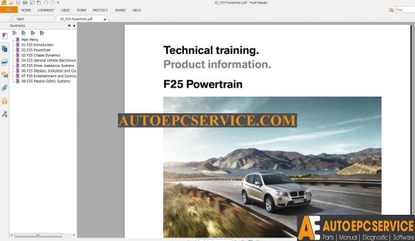 BMW X3 F25 Technical Training3 1