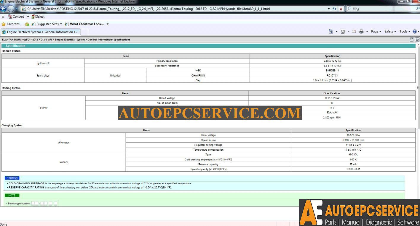 Elantra FD G20 MPI Touring Service Manual 2012201305313