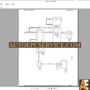 Ford Focus Wiring Diagrams Manual 20173