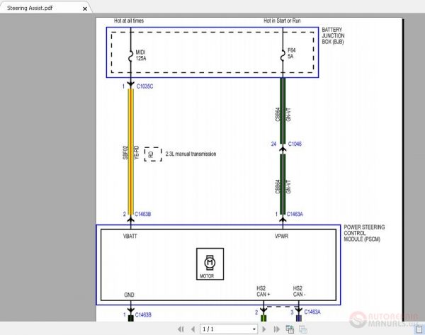 Ford Mustang 2015 37 Litre Engine Wiring Diagrams 4