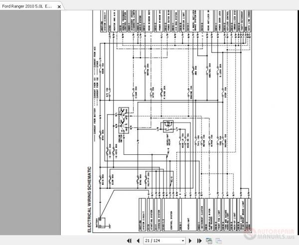 Ford Ranger 2010 50L Electrical Wiring Diagrams 2