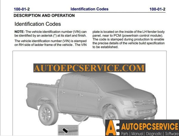 Ford Ranger 2011 Workshop Manual2