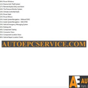 Ford Ranger 2015 2016 Wiring Diagrams Manual1