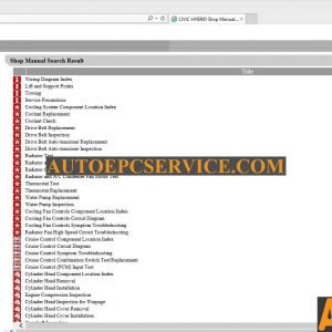 HondaCivicHybrid2006 2010WorkshopManual2