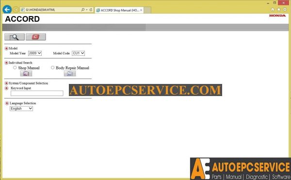 Honda Accrod 2009 Shop Manual1