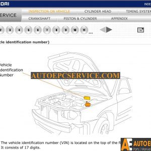 Hyundai ENGINE SERVICE Service Training CD2