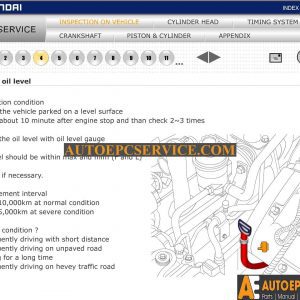 Hyundai ENGINE SERVICE Service Training CD3 1