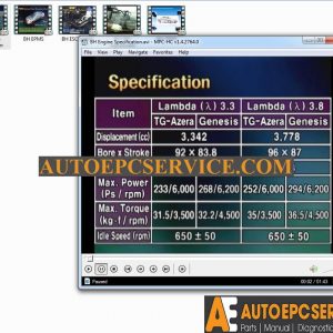 Hyundai GENESIS Service Training CD2