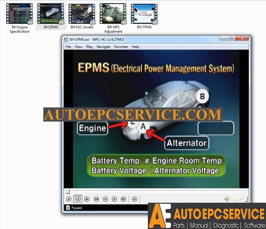 Hyundai GENESIS Service Training CD3