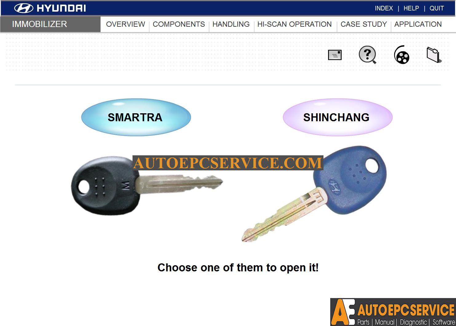 Hyundai IMMOBILIZER Service Training CD