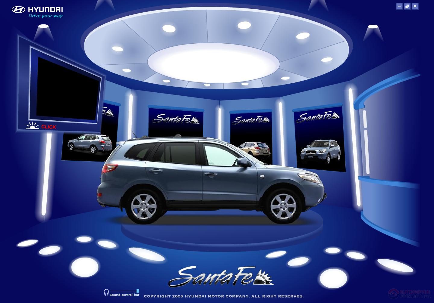 Hyundai SANTA FE CM Service Training CD2