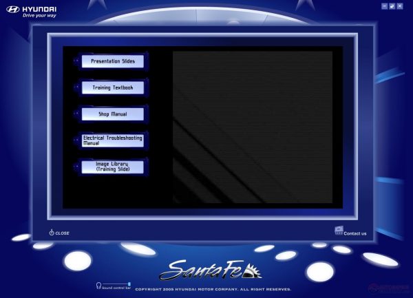 Hyundai SANTA FE CM Service Training CD3