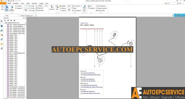 Mazda 2 Service Highlights Workshop Manual 2011 20142