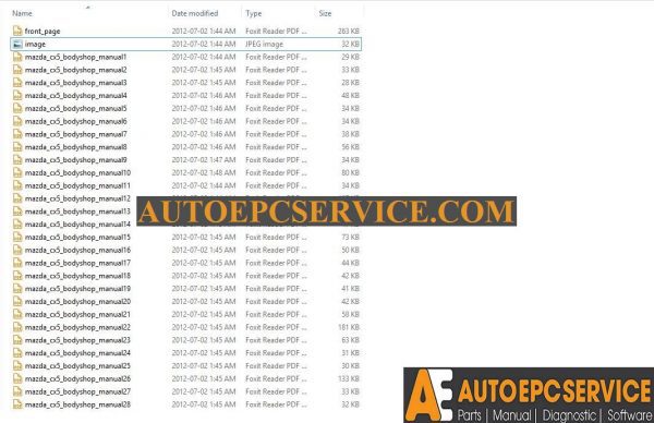 Mazda CX 5 2012 Workshop Repair Manual3