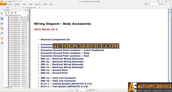 Mazda CX 5 2013 Workshop Manual4