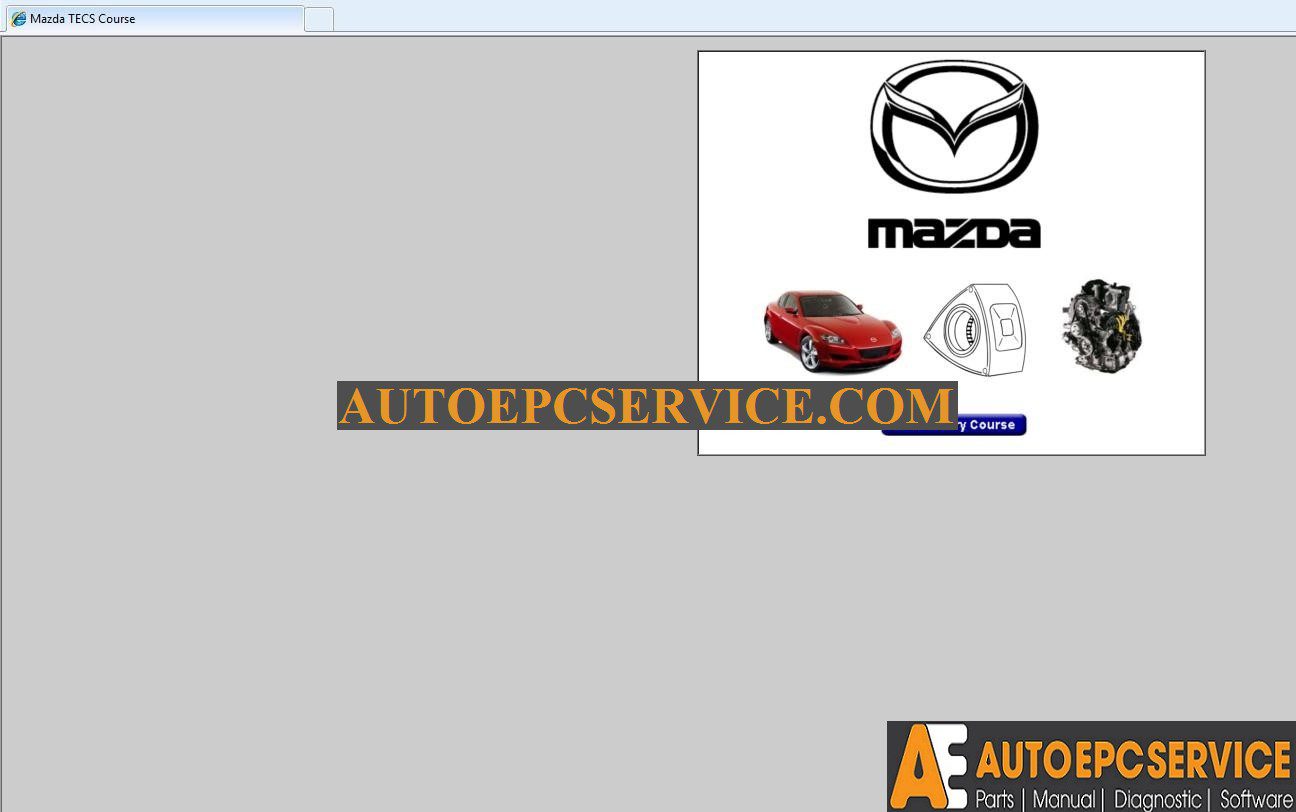 Mazda Technical Serive Training Program1