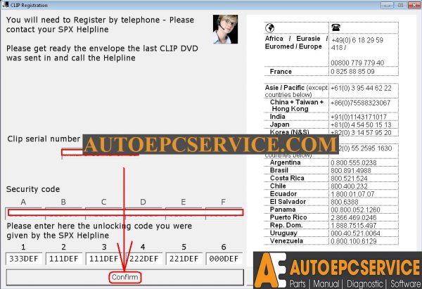 Renault CLiP Registration Step 4