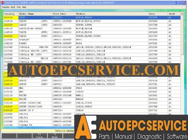 Toyota Lexus EPC ALL REGIONS 112018 Full Instruction 1