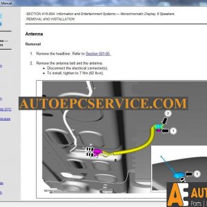 WorkShop Manual Ford Motor Company USA 2013 8