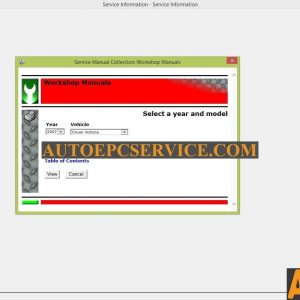 WorkShop Manual Ford Motor Company USA 2006 20074