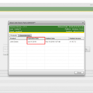 John Deere Parts ADVISOR 2019 122018 Offline DVD8
