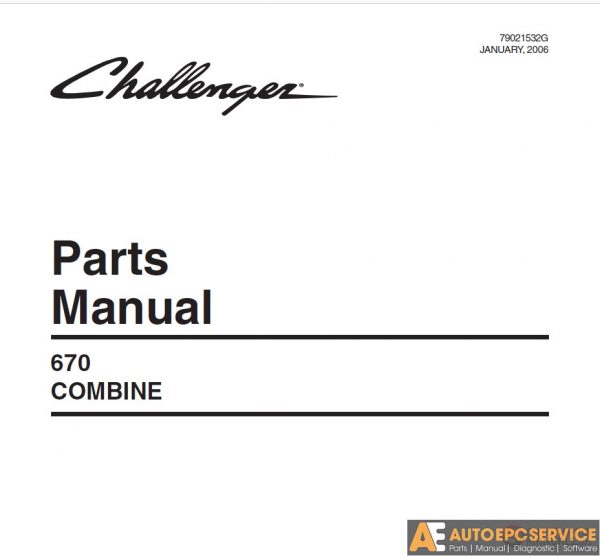 Challenger Agricutural Parts Manual CD 2