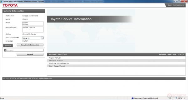 Lexus NX200T 2014 Workshop Manual1