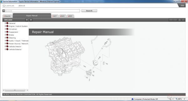 Lexus NX200T 2014 Workshop Manual2