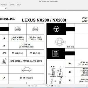 Lexus NX200T 2014 Workshop Manual4