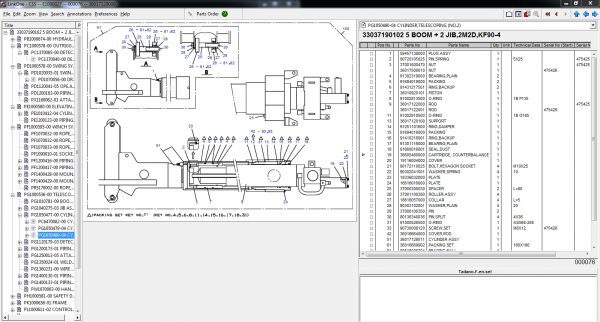 Tadano Spare Parts Catalog 2019 FULL Offline with All Models 7