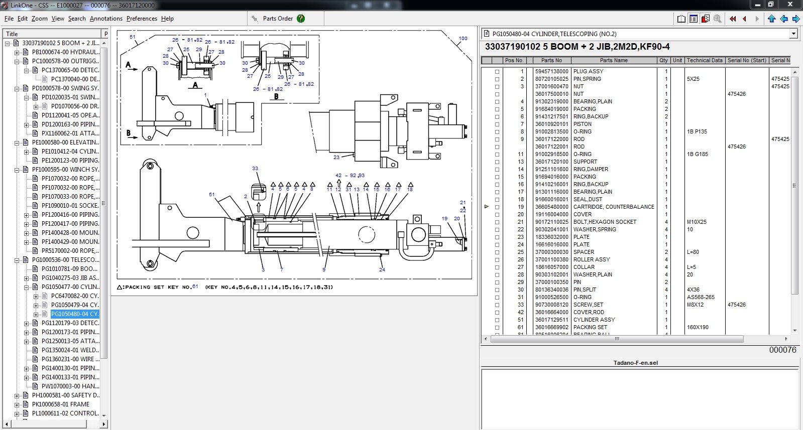 Tadano Cranes All Models Spare Parts Catalog 2019 [2018.12] Full Offline