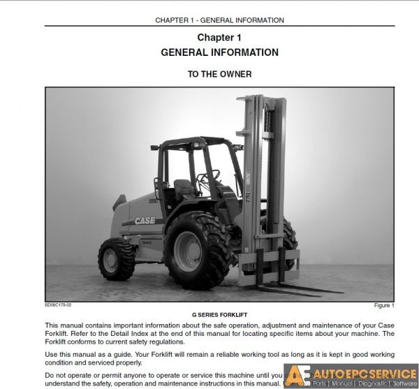 Case Forklift Full Set Manual DVD 5 1