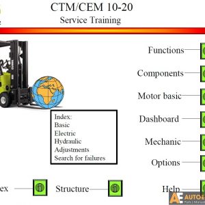 Clark Forklift Full Set Manual DVD 2 1