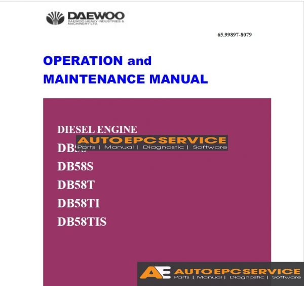 Doosan Engine Full Set Manual DVD 3