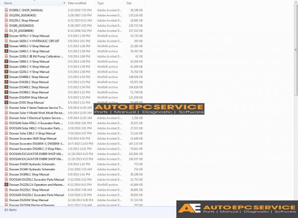 Doosan Full Set Manual DVD 1
