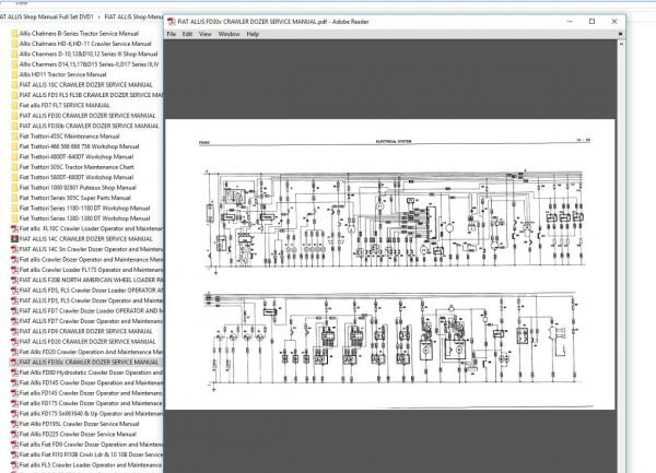 FIAT ALLIS Shop Manual Full Set DVD4 1