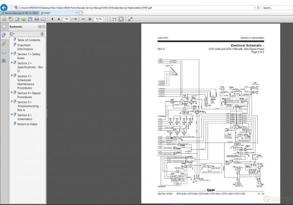 GENIE Parts Manuals Service Manuals DVD 04201811