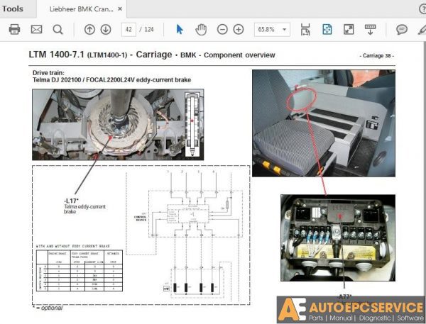 Liebheer BMK Crane LTM1400 71 Technical Information 4