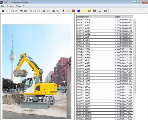 Liebherr Lidos Parts and Service Documentation Offline 1020183 2