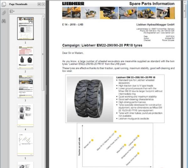 Liebherr Lidos Parts and Service Documentation Offline 1020184 1
