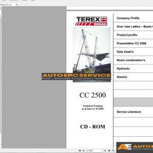 Terex Demag CC2500 450T Technical Training2